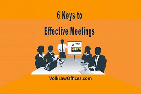 6 Keys to Effective Meetings