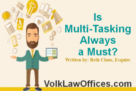 Is multi-tasking always a must? 