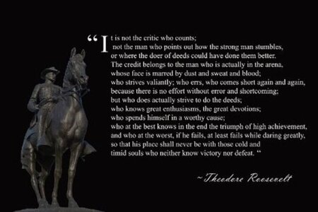 In The Arena as Great Business Advice