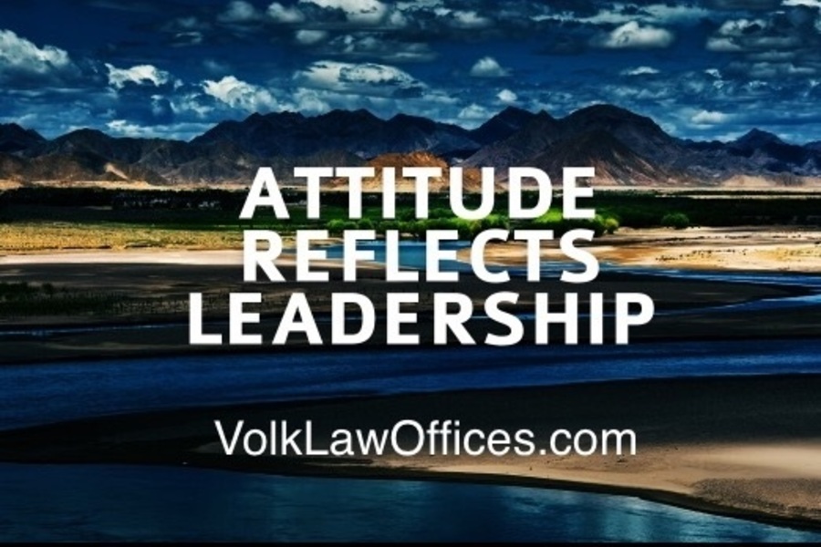 Attitude Reflects Leadership