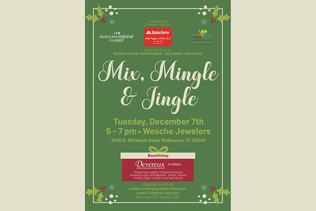Attorney Michael Dujovne attended the Mix, Mingle and Jingle