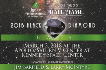VolkLaw at the Junior Achievement of the Space Coast 32nd Annual Business Hall of Fame 2018 Black Diamond Gala