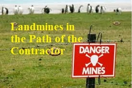 VolkLaw Attorneys Presented Landmines in the Path of the Contractors