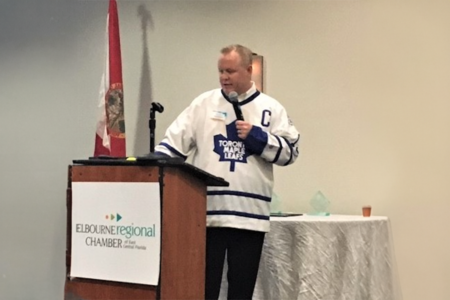 Volk Law Offices was among the honorees at the Melbourne Regional Chambers January 2020 Good Morning Space Coast Breakfast